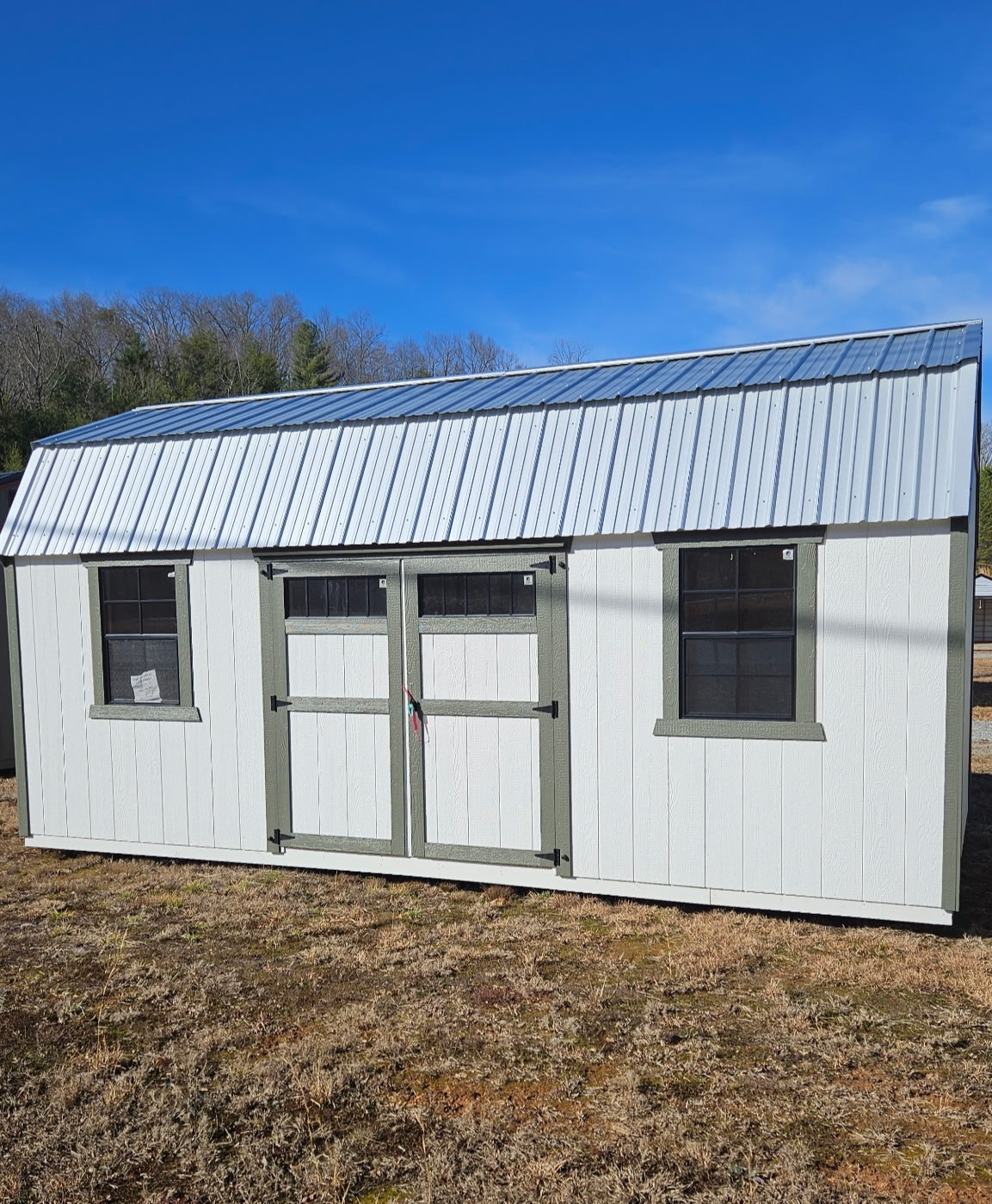 10x20 Side Lofted Barn Shed (55958)