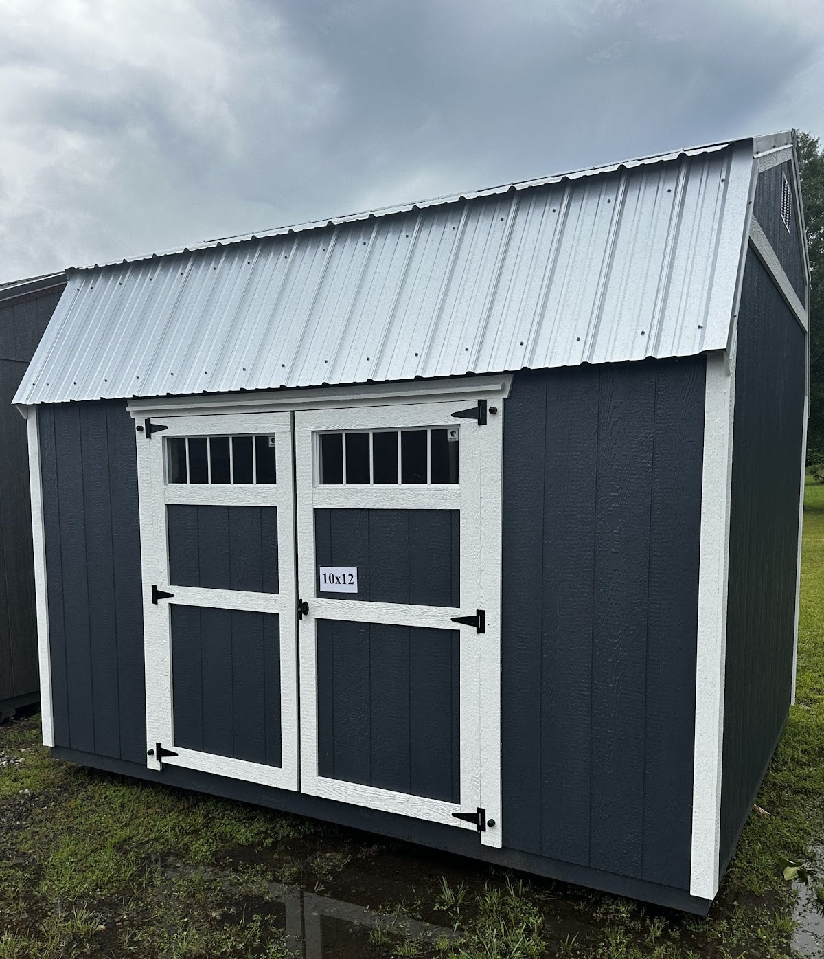 10x12 Side Lofted Barn Shed (54732)
