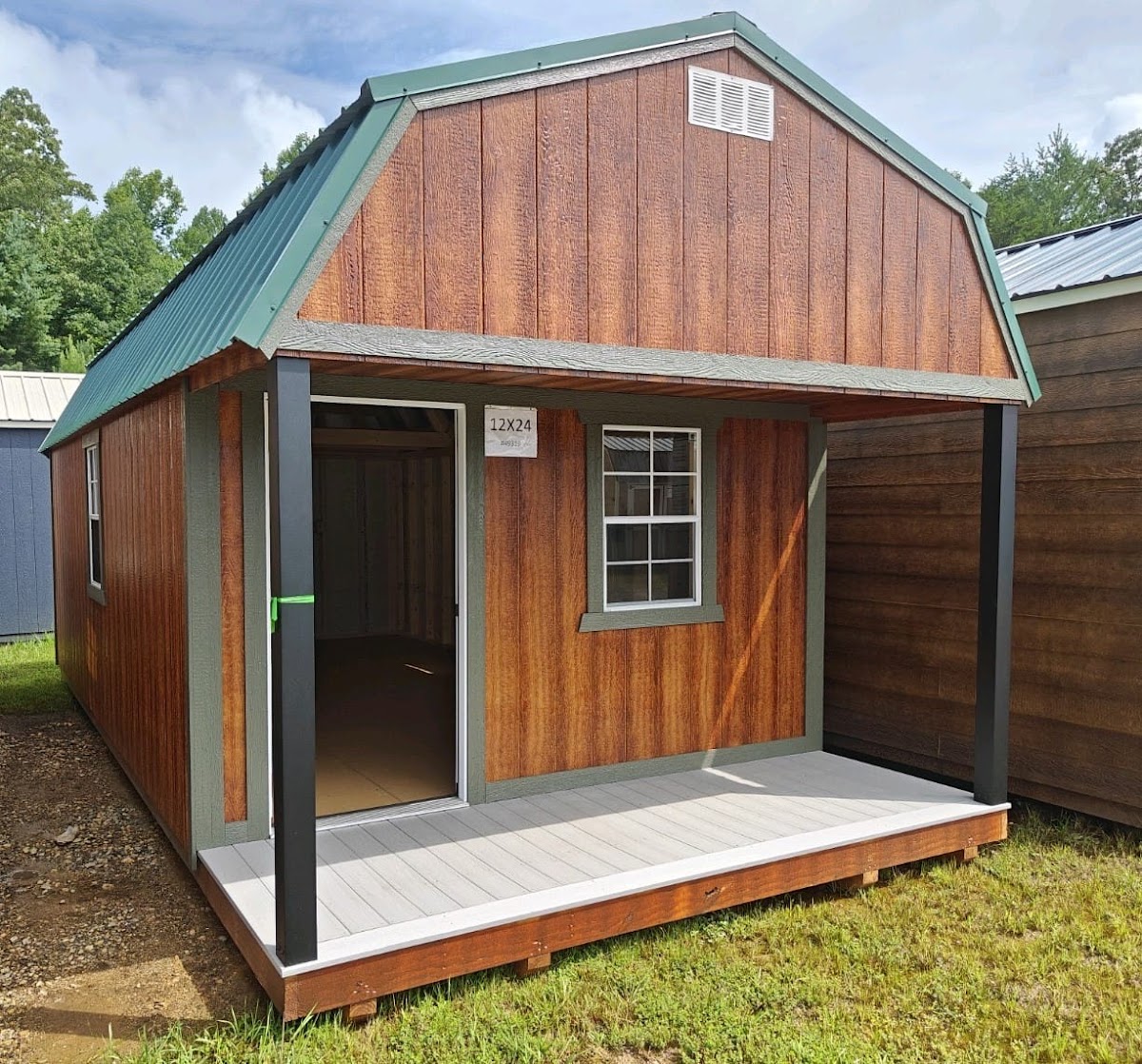 12x24 Lofted Barn Cabin (49319)