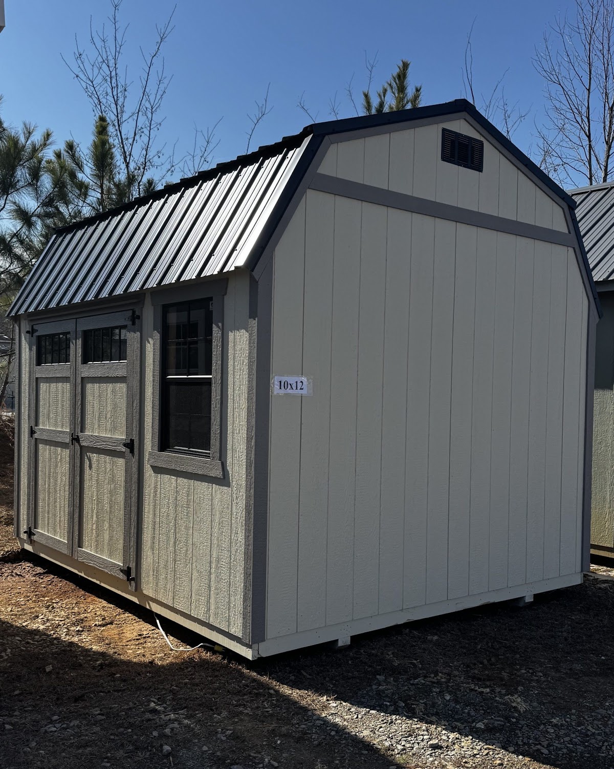 10x12 Side Lofted Barn Shed (57298)