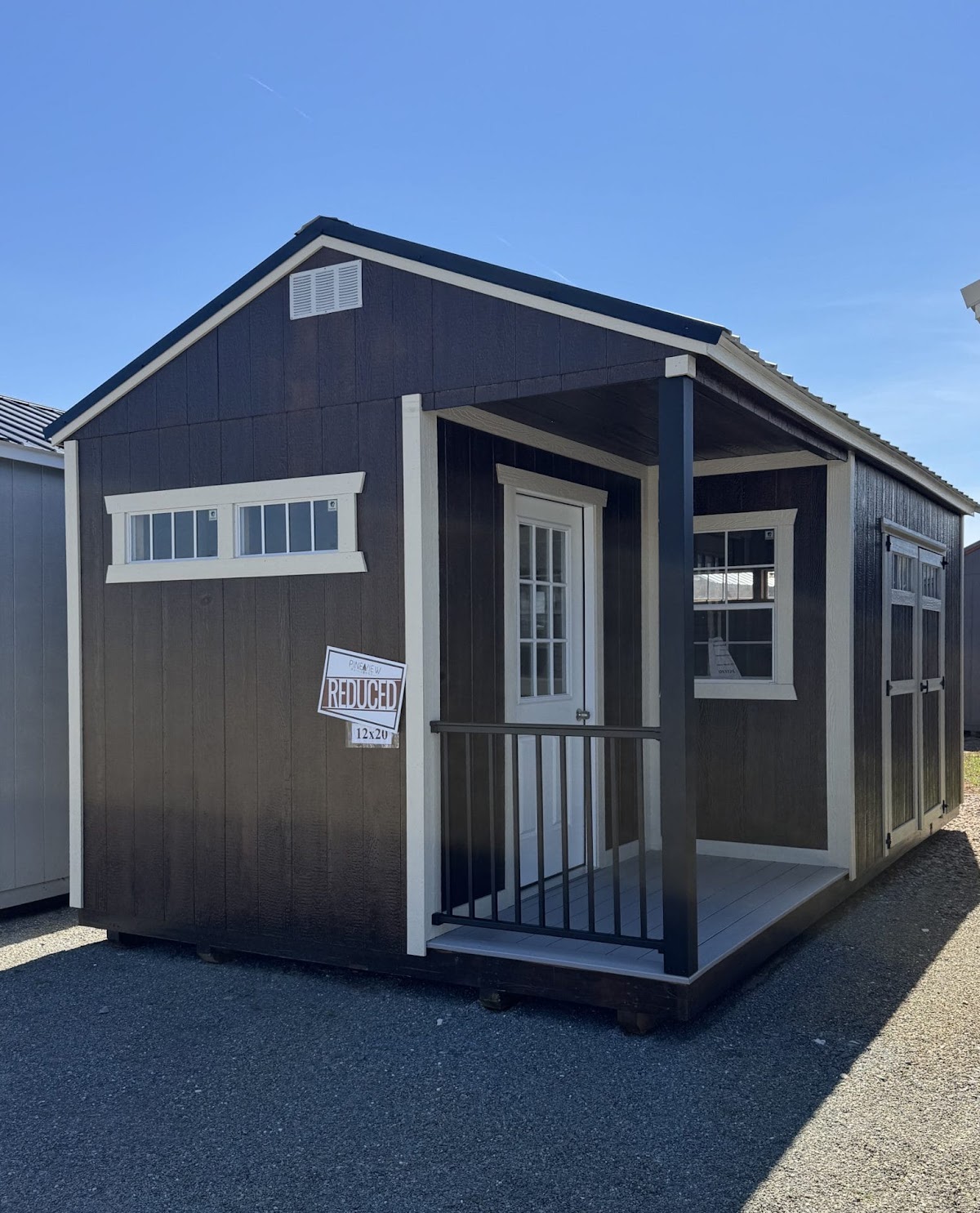 12x20 Side Porch Cabin (53125)
