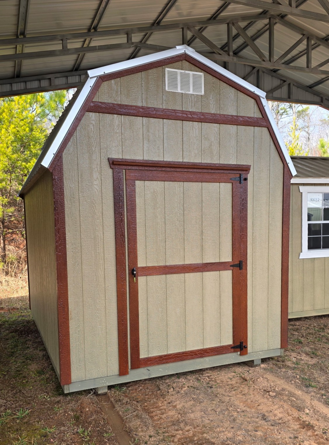 8x12 Lofted Barn Shed (58905)