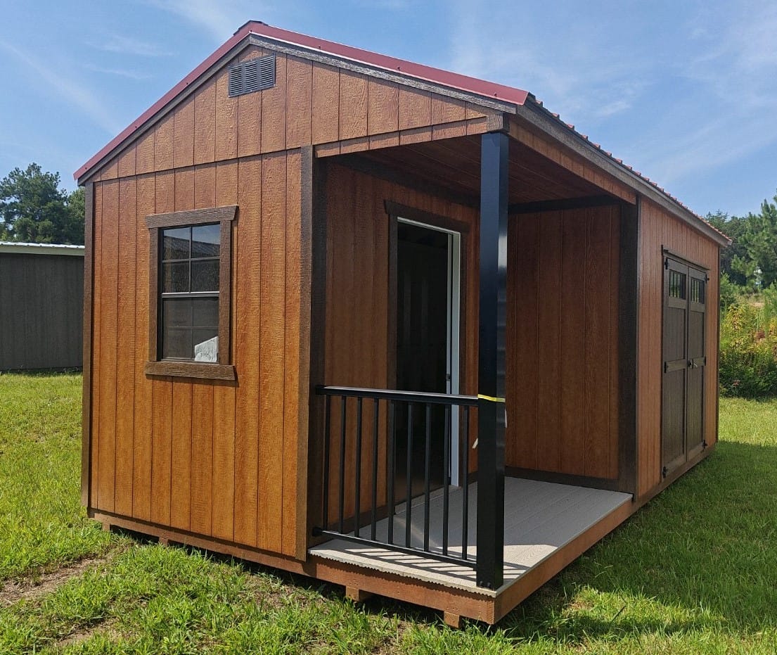 12x20 Side Porch Cabin (39376)