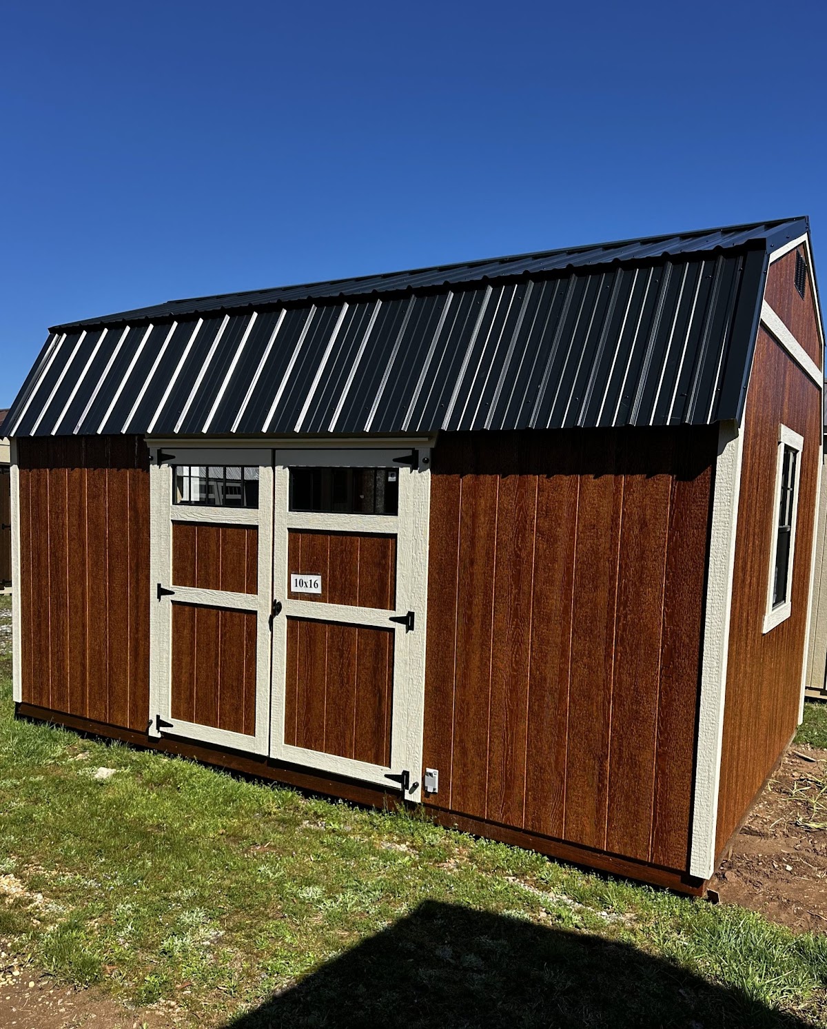 10x16 Side Lofted Barn Shed (59039)